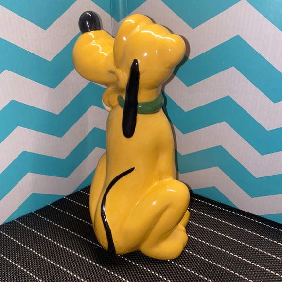 ⚡️LAST CHANCE⚡️ Disney Pluto Handpainted Ceramic Figure 9” Tall - Picture 3 of 5